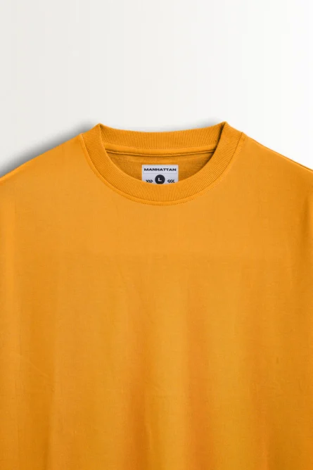 Sweatshirts Full Sleeve Unisex Mustard Yellow - Image 2